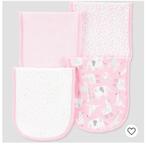 Just one you girls burp cloths 4 pk